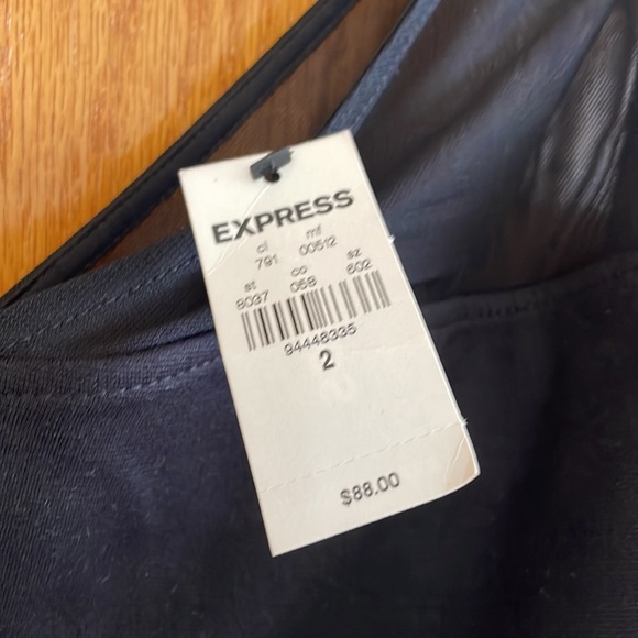 New with tag Express party dress with sheer details - Picture 3 of 5